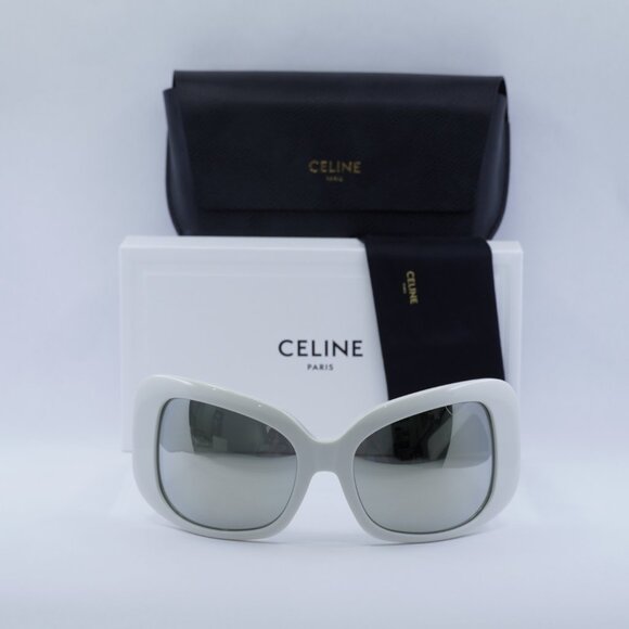 Final Price! Celine CL40224I 25C White Sunglasses - Picture 2 of 11